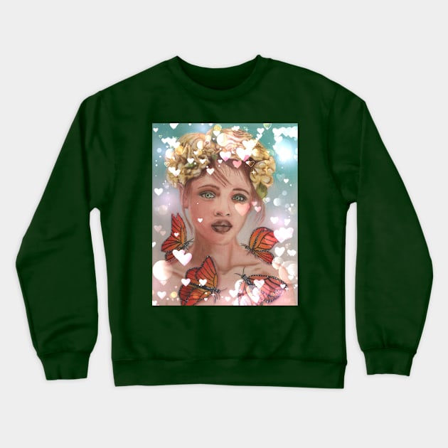 Elf Crewneck Sweatshirt by teenamarie23art